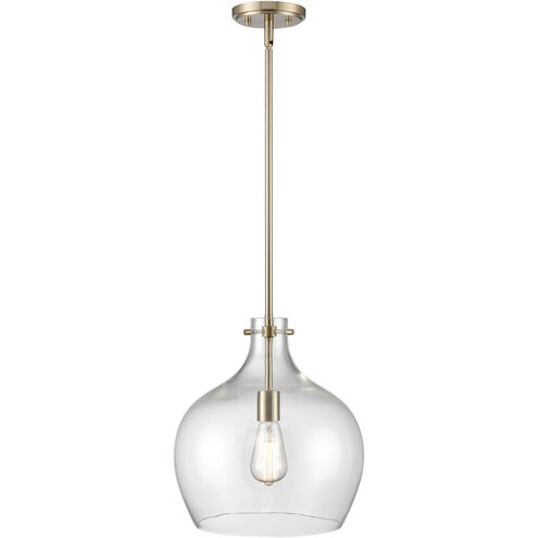 None 1 Light 13 inch Modern Gold Pendant Ceiling Light